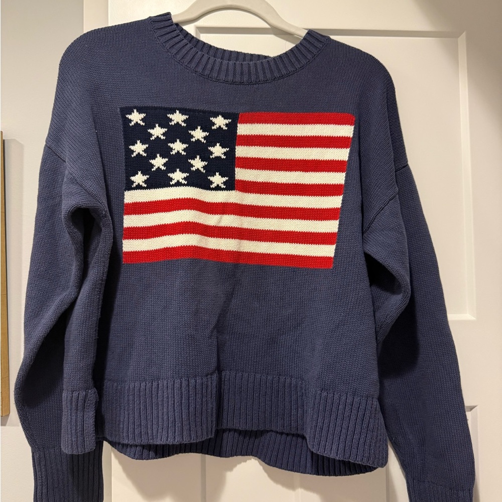 American Flag Sweater